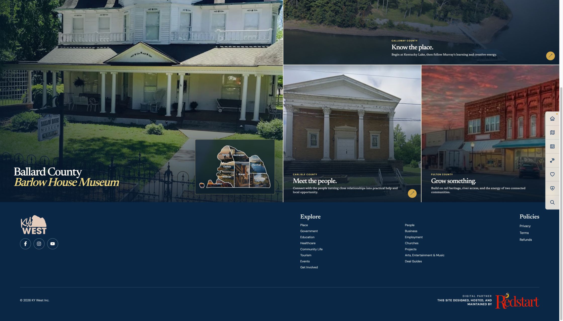 Live feature view from Kentucky West
